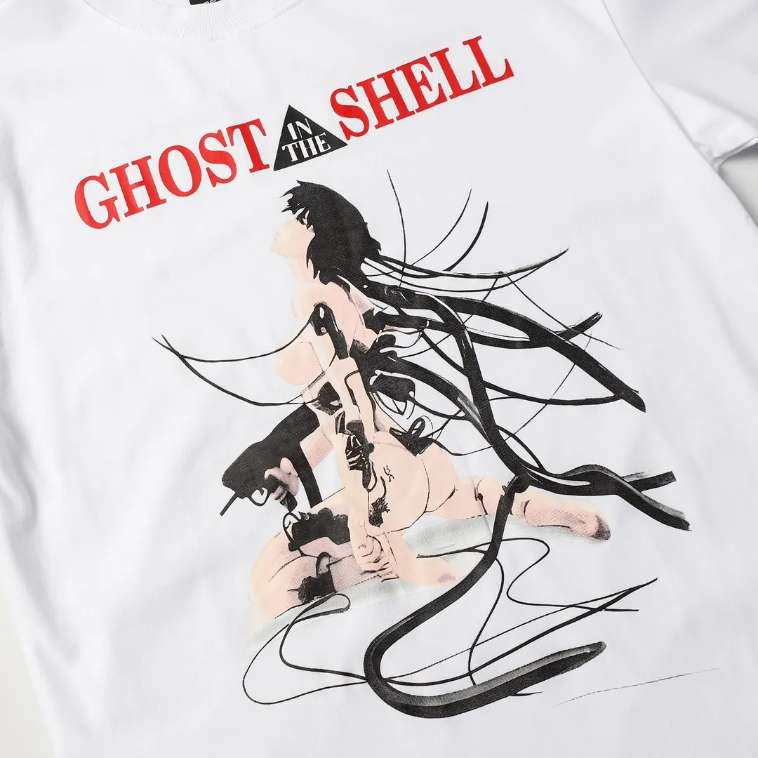 Saint Michael series trendy T craft drawing round neck short sleeves Style number: D3182P110 Color: White Size: S M L XL